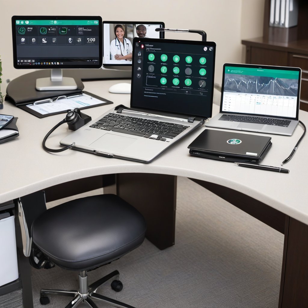 Comparativo: Atendimento presencial vs. atendimento remoto em clínicas