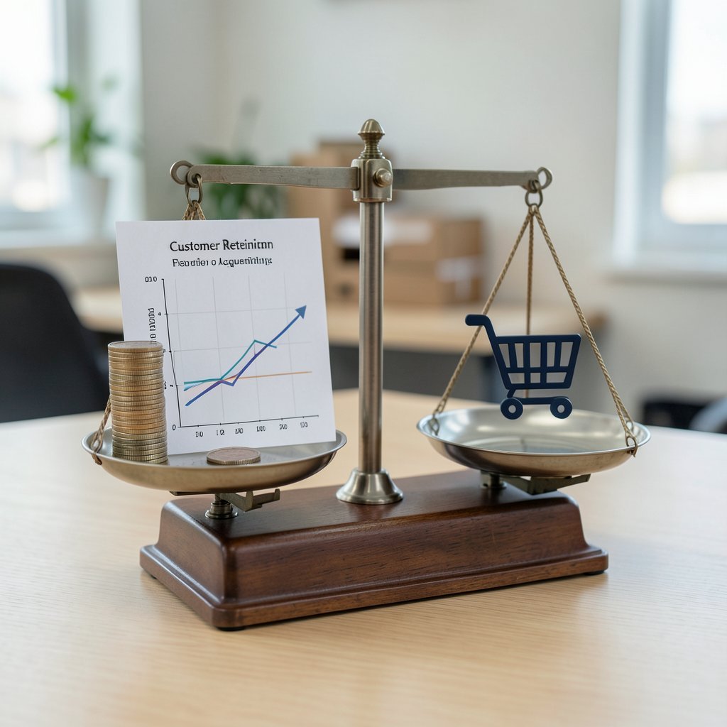 retenção x aquisição